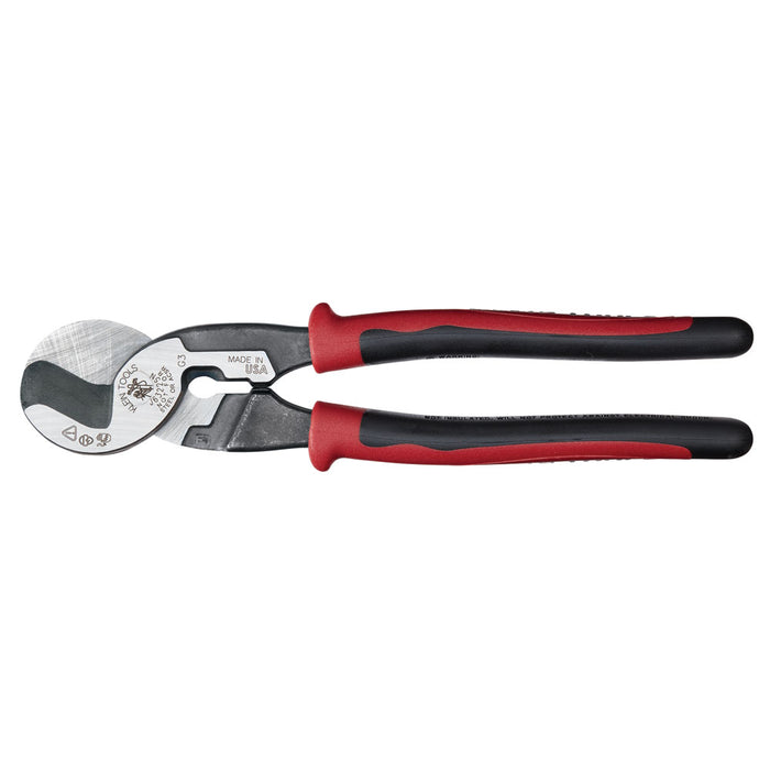 Klein Tools Journeyman High Leverage Cable Cutter with Stripping, Model J63225N*