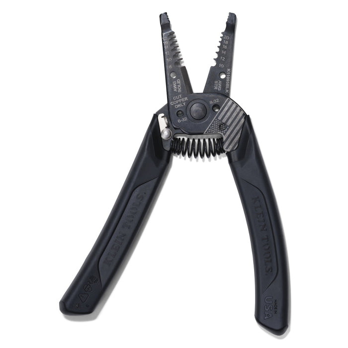 Klein Tools Klein-Kurve® Blackout Wire Stripper / Cutter, 8-20 AWG