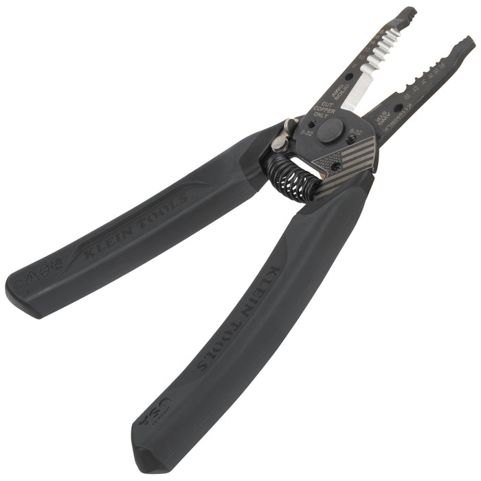 Klein Tools Klein-Kurve® Blackout Wire Stripper / Cutter, 8-20 AWG