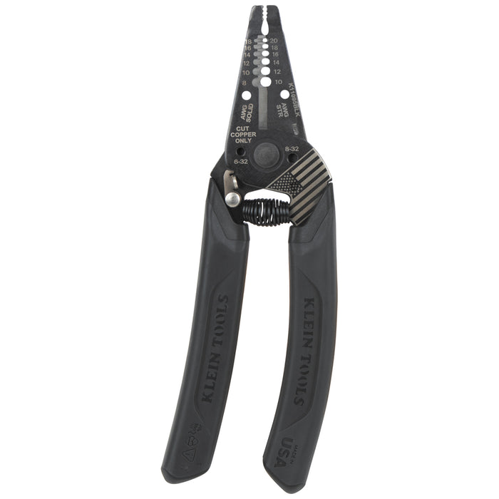 Klein Tools Klein-Kurve® Blackout Wire Stripper / Cutter, 8-20 AWG