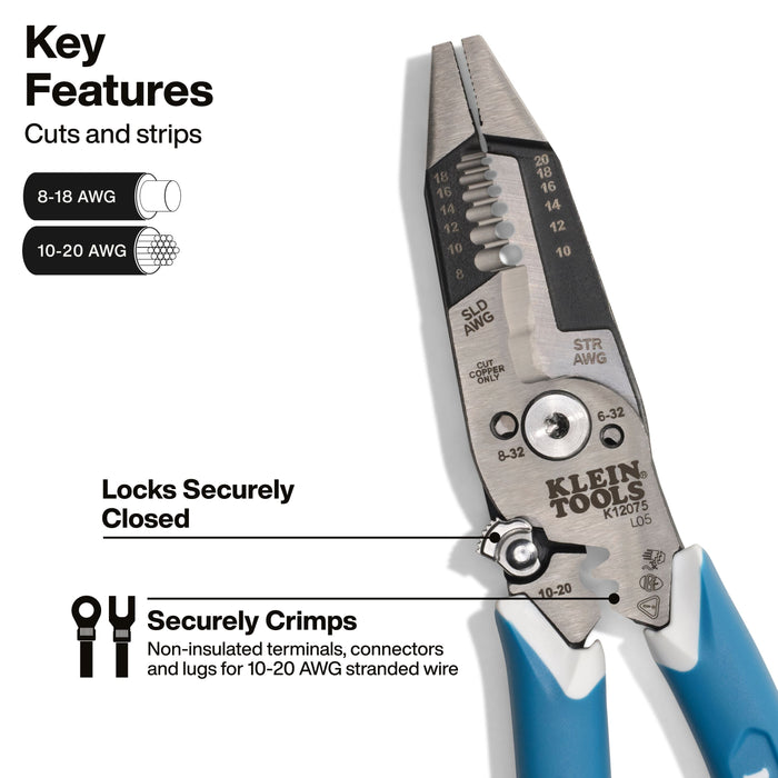 Klein Tools Slim-Forged Wire Stripper/Cutter