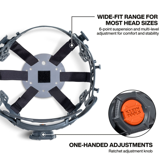 Klein Tools Hard Hat 6-Point Suspension Replacement
