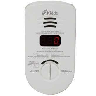 Kidde AC Plug-In Worry-Free Digital Carbon Monoxide Alarm with 10-Year Battery Backup, Model 900-0280CA