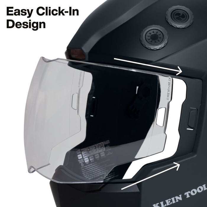 Klein Tools Phoenix Series Panoramic Welding Helmet Outer Shield, 5-Pack