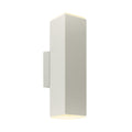 View DALS Lighting Silver Grey 4 Inch Square Adjustable LED Cylinder Sconce, Model LEDWALL-B-SG*