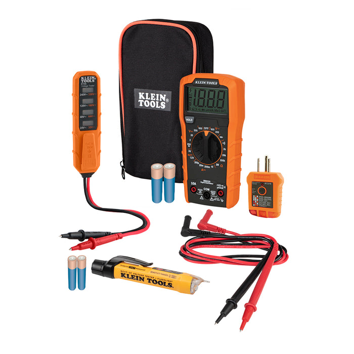 Klein Tools Digital Multimeter Electrical Test Kit, Model MM320KIT*