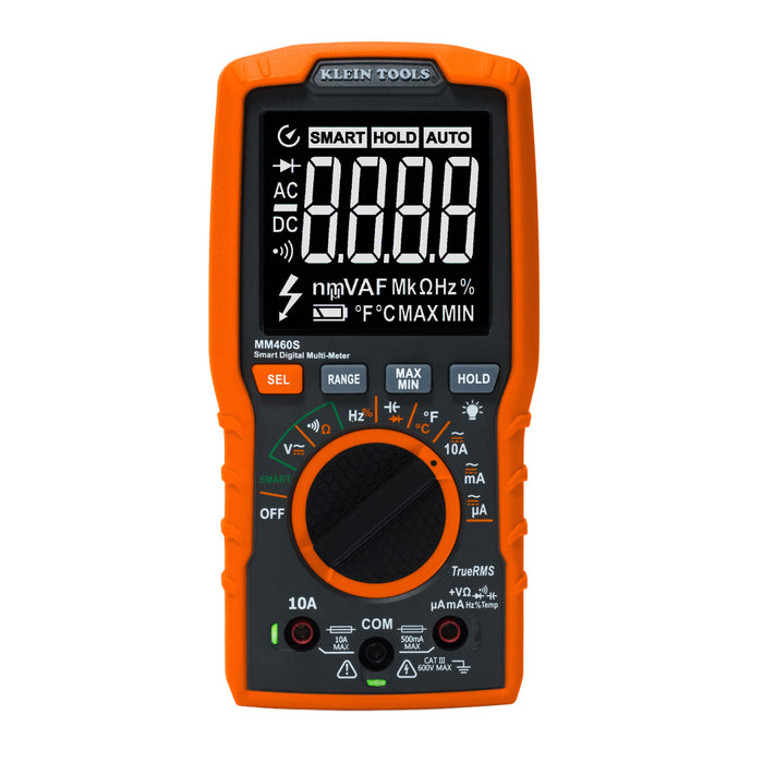 Klein Tools Smart Digital Multimeter, 600V AC/DC Auto-Ranging