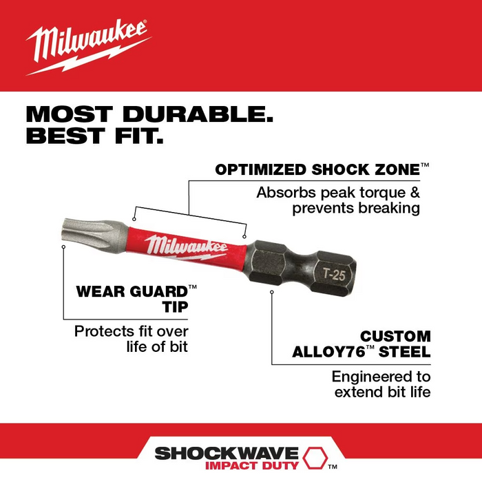 Milwaukee SHOCKWAVE Impact Duty Carabiner TORX Set, Model 48-32-4093
