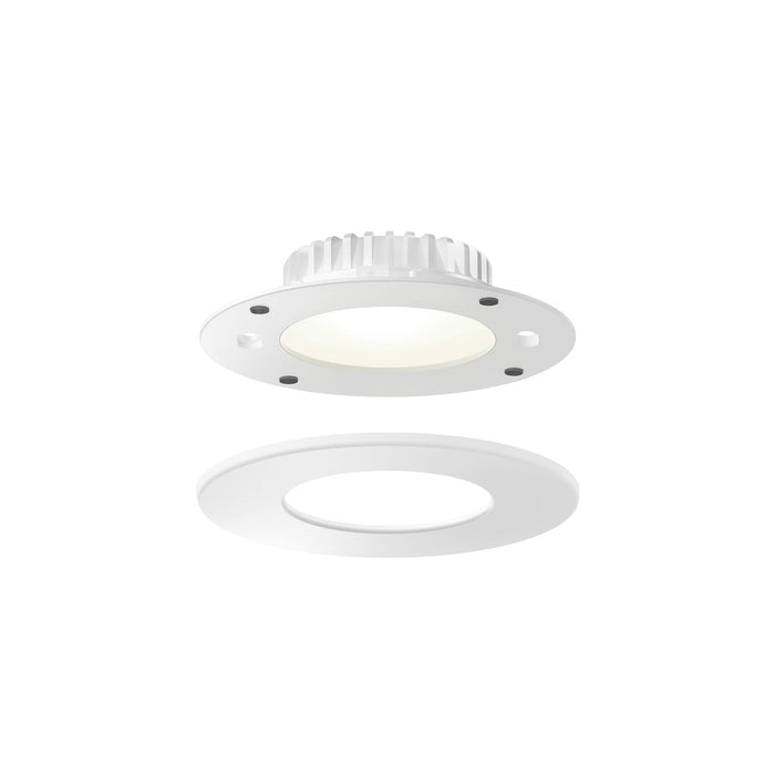 DALS Lighting White 4 Inch Recessed Retrofit LED Light, Model RTF4-3K-WH*