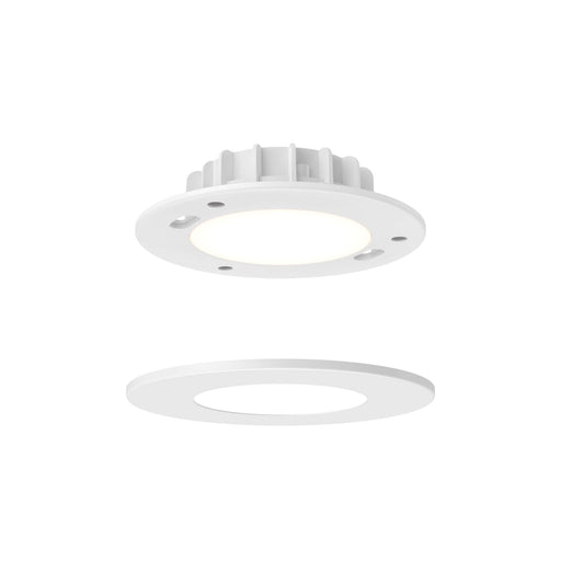 Dals Lighting 12″ White Round Flush Mount
