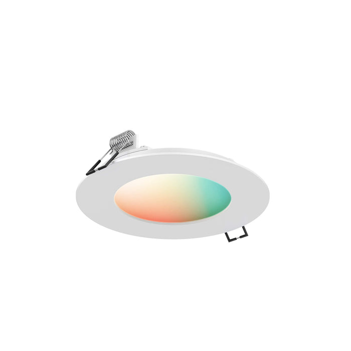 DALS Lighting White 6 Inch Smart RGB+CCT LED Recessed Panel light, Model SM-PNL6WH*