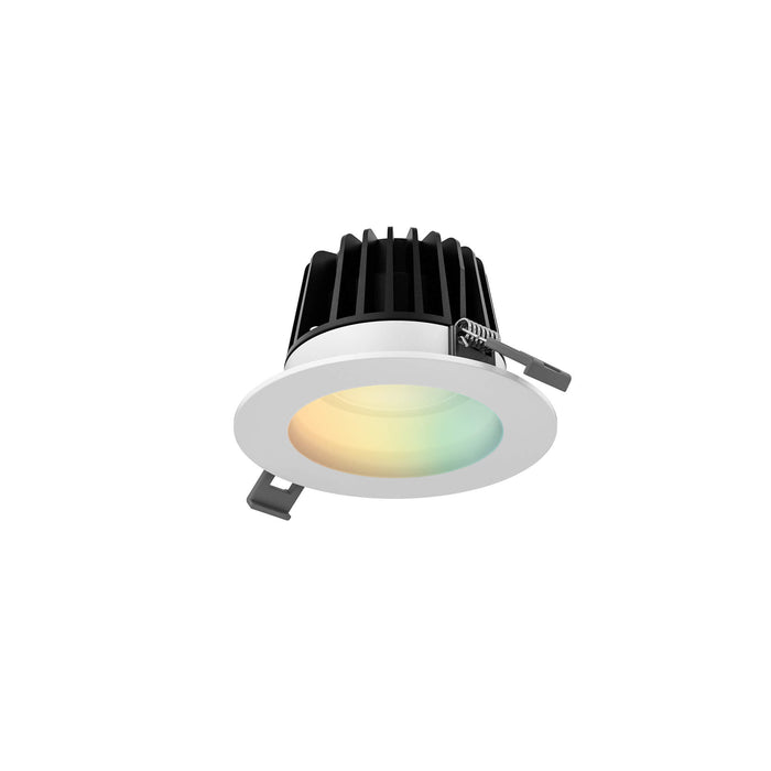 DALS Lighting White 4 Inch Smart RGB+CCT LED Regressed Recessed light, Model SM-RGR4WH*