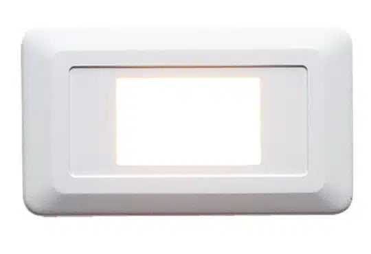 Magic Lite LED Switch Star, scoop cover, white coverplates