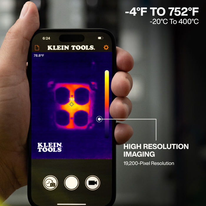 Klein Tools Mobile Thermal Imager For Android/iOS