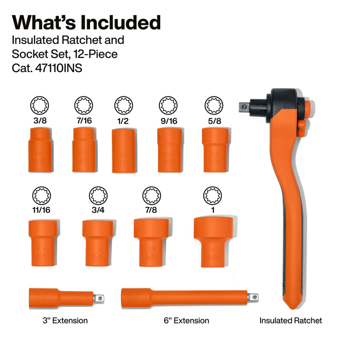Klein Tools Power Utility Insulated Tool Set