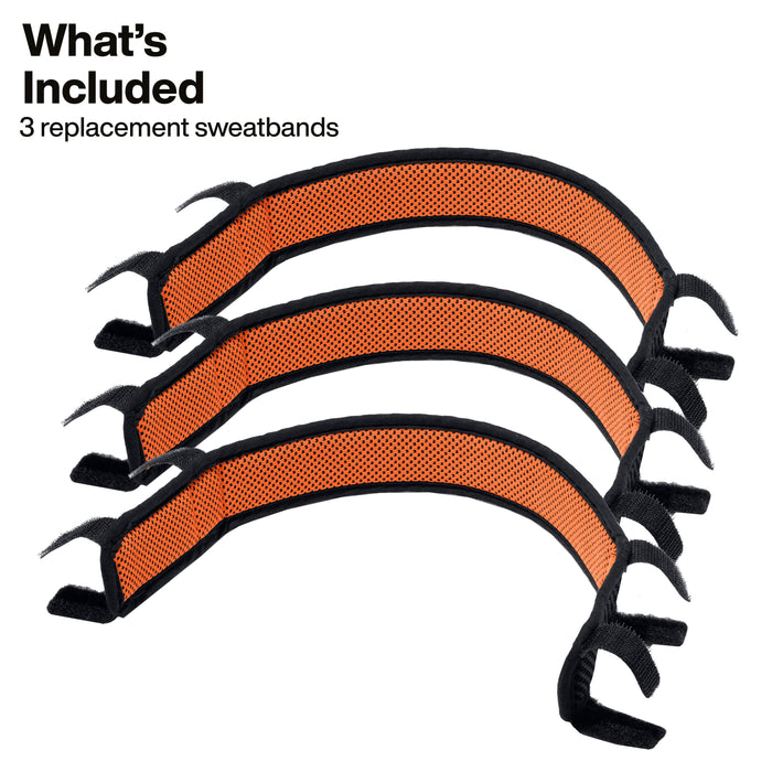Klein Tools Wide-Beam Headlamp Sweatband Replacement, 3-Pack