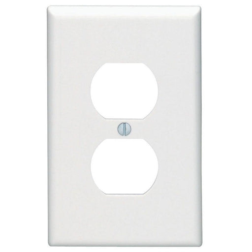 Leviton 1-Gang Midway Nylon Duplex Receptacle Wallplate - White (Pack of 10) - Orka
