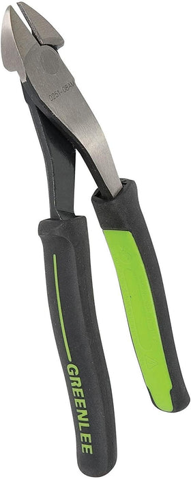 Greenlee High Leverage Diagonal Cutting Pliers with Angled Molded Grip, 8-Inch, Model 0251-08AM* - Orka