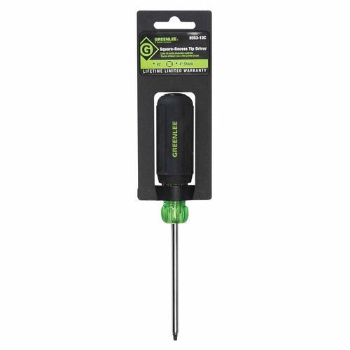 Greenlee Square Recess Tip Driver #2 x 4-Inch, Model 0353-13C* - Orka