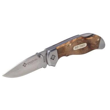 Greenlee Wood S/S Folding Pocket Knife, Model 0652-24* - Orka