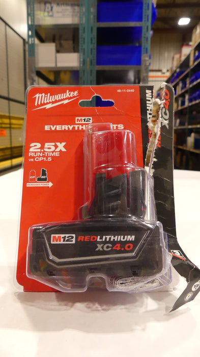 Milwaukee M12 Redlithium XC 4.0 Extended Capacity Battery, Model 48-11 —  Orka