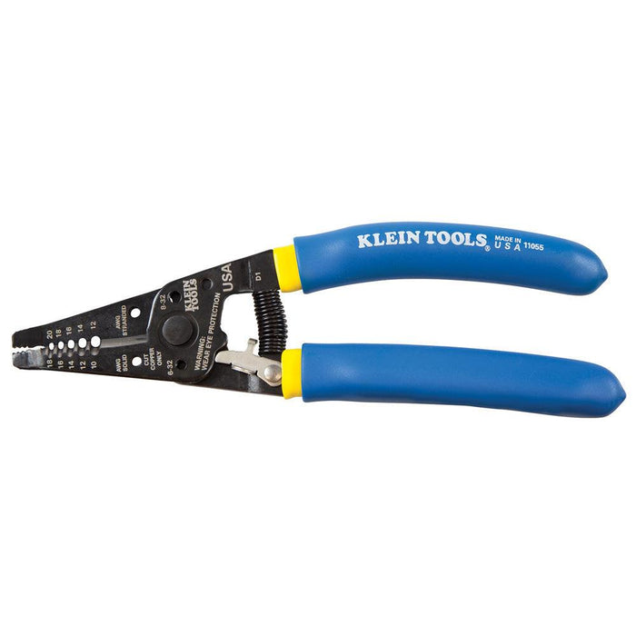 Klein Tools Solid and Stranded Copper Wire Stripper and Cutter, Model 11055 - Orka