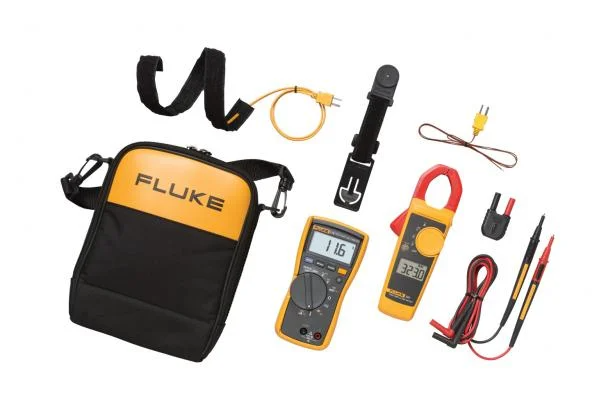 Fluke HVAC Combo Kit - Includes Multimeter and Clamp Meter, Model 116/323-KIT*