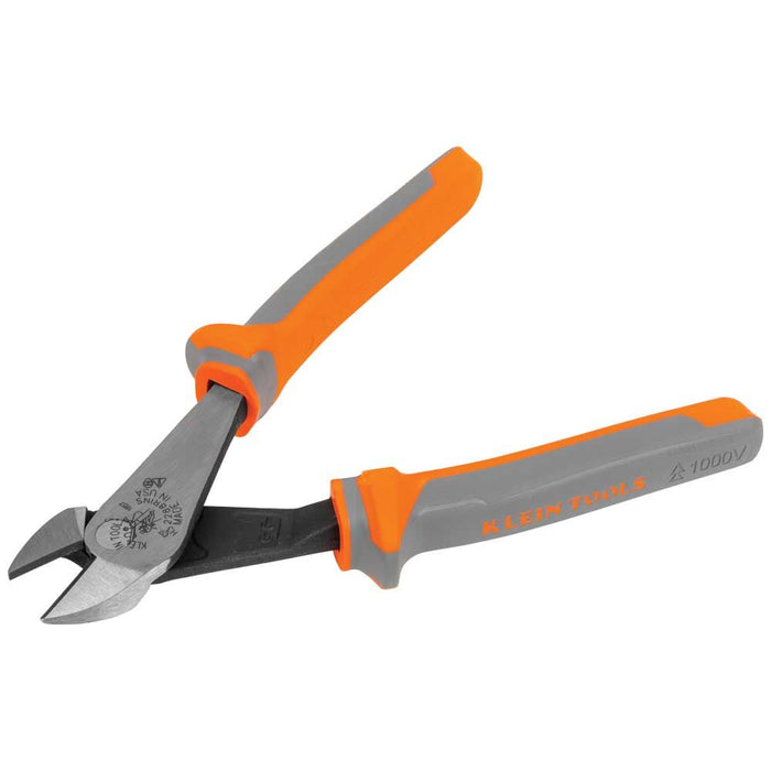 Klein Tools Insulated Diagonal Cutting Pliers, High Leverage, 8-Inch, Model 2288RINS*