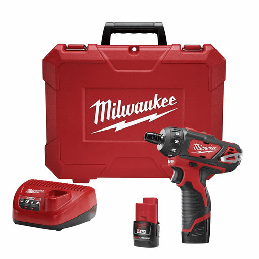 Milwaukee M12™ 1/4 in. Hex 2 Speed Screwdriver Kit, Model 2406-22* - Orka