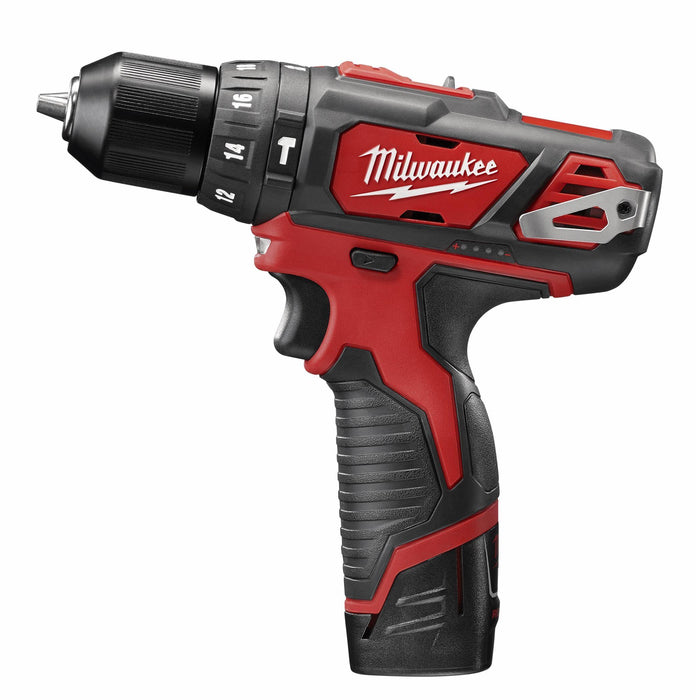 Milwaukee M12™ 3/8 in. Hammer Drill/Driver Kit, Model 2408-22* - Orka