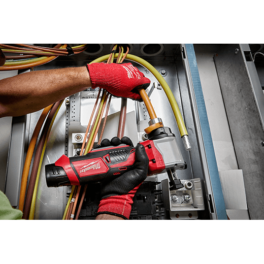 Milwaukee M12™ Cable Stripper Kit with 17 Cu THHN / XHHW Bushings, Model 2435CU-21S* - Orka