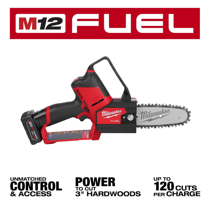 Milwaukee M12 FUEL™ HATCHET™ 6 in. Pruning Saw Kit, Model 2527-21 - Orka