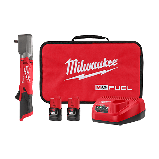 Milwaukee M12 FUEL™ 3/8" Right Angle Impact Wrench Kit, Model 2564-22* - Orka