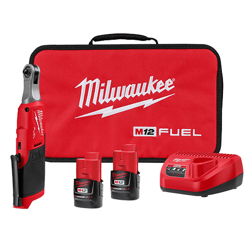 Milwaukee M12 FUEL™ 1/4" High Speed Ratchet Kit, Model 2566-22* - Orka