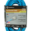View Southwire 25ft, 12/3 SJTW Cool Blue Extension Cord W/Lighted End, Model 2577SW000H