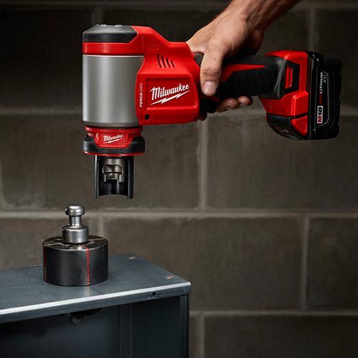 Milwaukee M18™ Force Logic™ 10Ton Knockout Tool 1/2 in. to 4 in