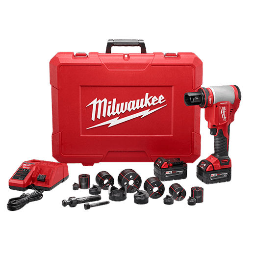 Milwaukee 2676-22 - FORCELOGIC M18 10 Ton Knockout Tool 1/2 to 2 Kit