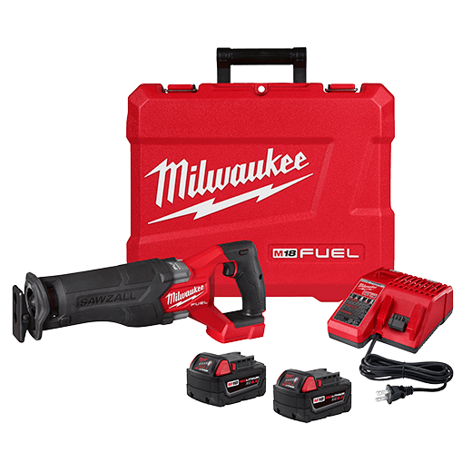 Milwaukee M18 FUEL™ SAWZALL® Reciprocating Saw  2 Battery XC5.0 Kit, Model 2821-22* - Orka