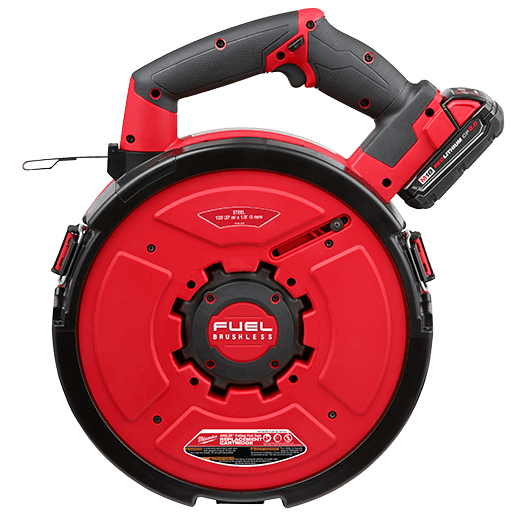 Milwaukee M18 FUEL™ ANGLER™ with 120 Ft. Steel Pulling Fish Tape Kit, Model 2873A-22* - Orka