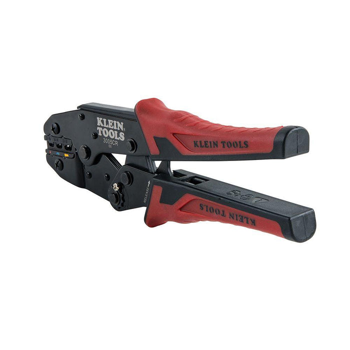 Klein Tools Ratcheting Crimper, 10-22 AWG - Insulated Terminals, Model 3005CR - Orka