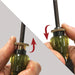 Klein Tools Adjustable Screwdriver, #1 and #2 Square, Model 32708* - Orka