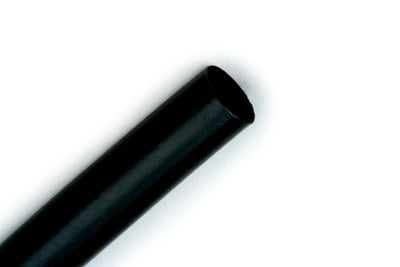 3M Heat Shrink Thin-Wall Tubing, Black, 1/2 in X 48 in, Model FP301H-1/2BK