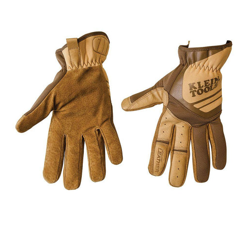 Klein Tools Journeyman Leather Utility Gloves, Large, Model 40227 - Orka