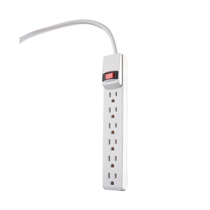 Woods 6-Outlet Surge Strip With 1.5' Cord, Model 41345 - Orka