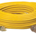 View Southwire 100ft, 12/3 SJTW Yellow Tri-Source Extension Cord W/Lighted End, Model 4189SW8802