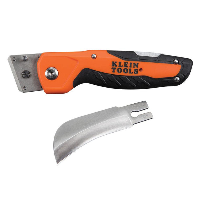Klein Tools Cable Skinning Utility Knife w/Replaceable Blade, Model 44218 - Orka
