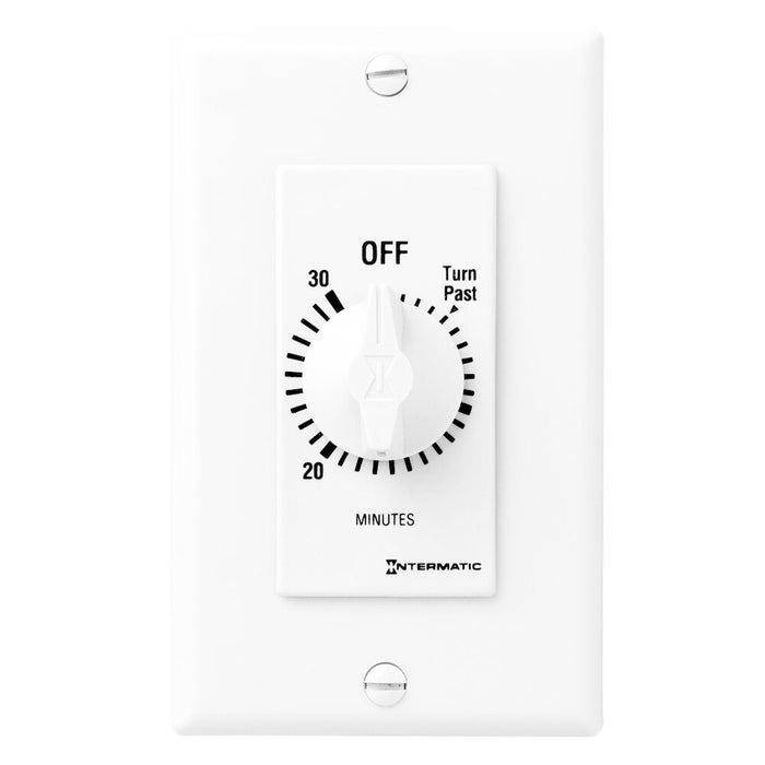 Intermatic White Spring Wound Countdown Timer, 60 Minutes Max, Model FD30MWC