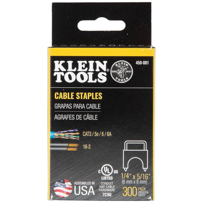 Klein Tools Staples, 1/4-Inch x 5/16-Inch Insulated, Model 450-001 - Orka