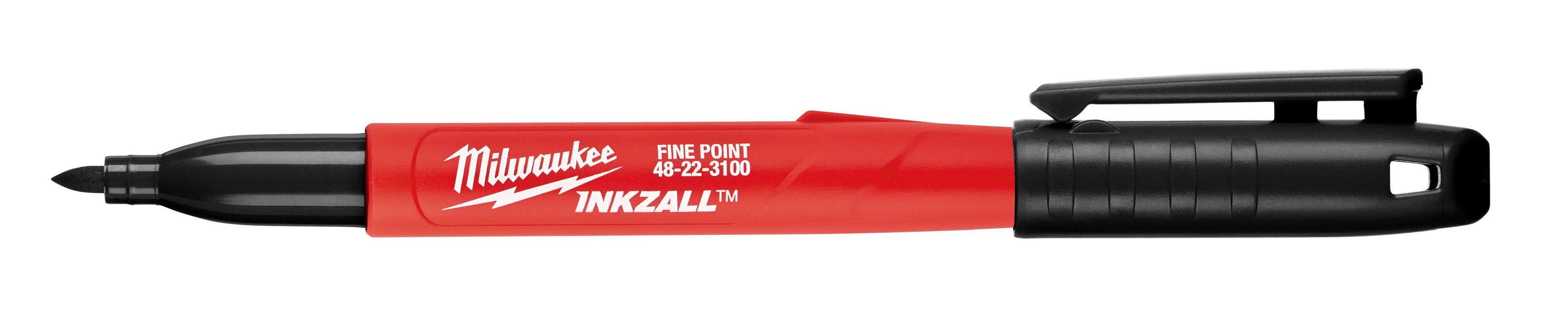 Milwaukee INKZALL™ Black Fine Point Marker, Model 48-22-3100 - Orka