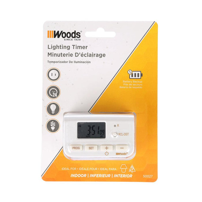 Woods Indoor 24hr Digital Timer, Model 50027WD - Orka